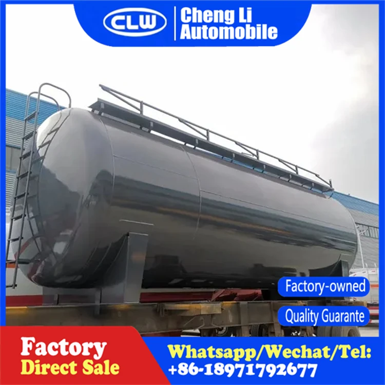 3 Axles 30000l Chemical Liquid 98% Concentrate Sulfuric Acid Transport Tanker Tank Truck Semi Trailer