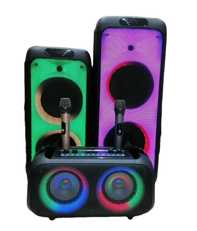  2021 professional J b l Party Speaker Subwoofer outdoor Big Bass sound box double 10 inch 8 hifi battery