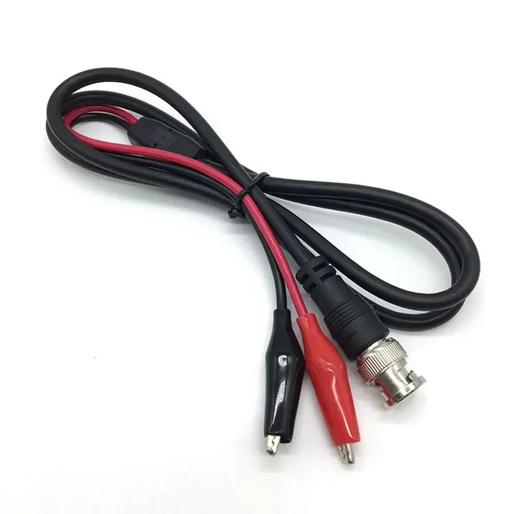 Dongguan Guangying OEM/ODM Customize Serviceable BNC to double alligator clip signal test cable, finely processed electric cable