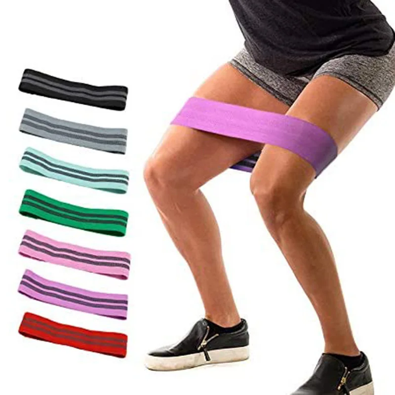 Booty Resistance Hip Exercise Hip Band Set Workout Loop Resistance Booty Band Sets with Custom Logo