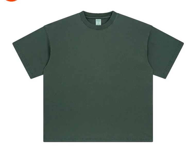 Vintage oversized acid wash t shirt 250gsm heavy weight t shirt 100% cotton men t shirt streetwear tshirt