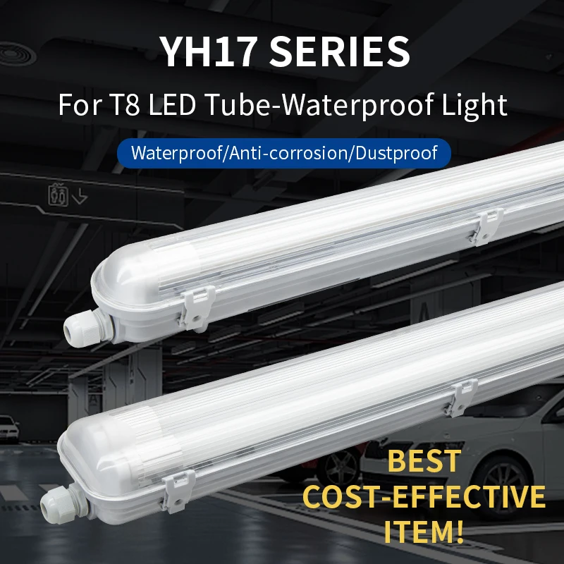 Professional Multifunction YH27 Protection Device Optional Integrated Microwave Wide Operating Temperature Led Triproof Lights