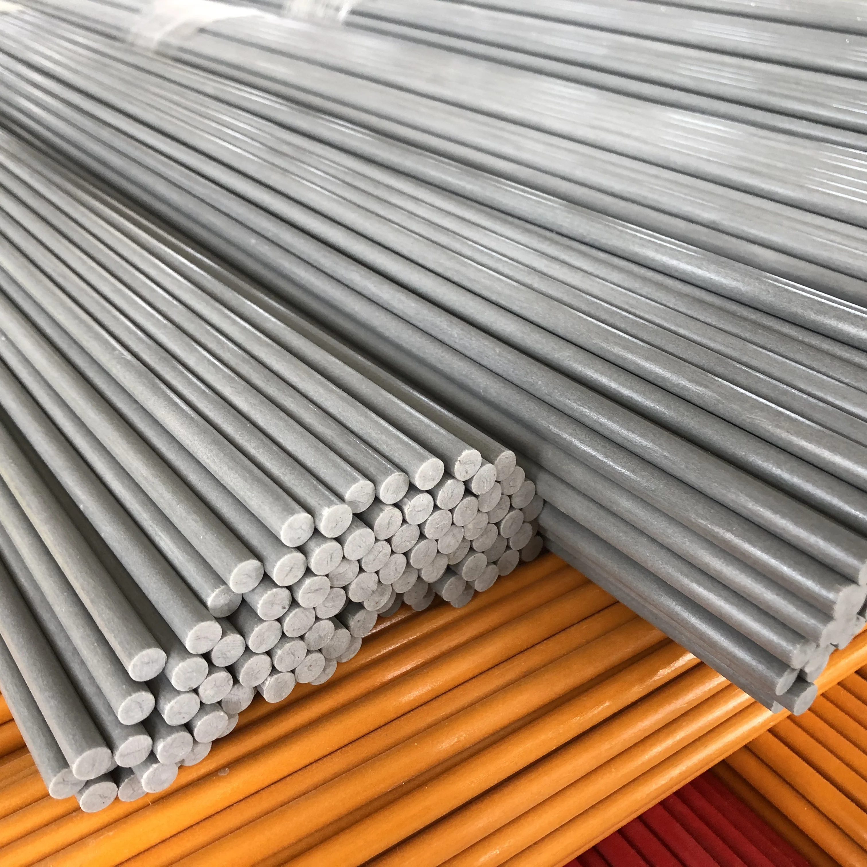 10mm 11mm 12.7mm 16mm 18mm 25mm Fiberglass FRP nursery tree stakes rod for support tree