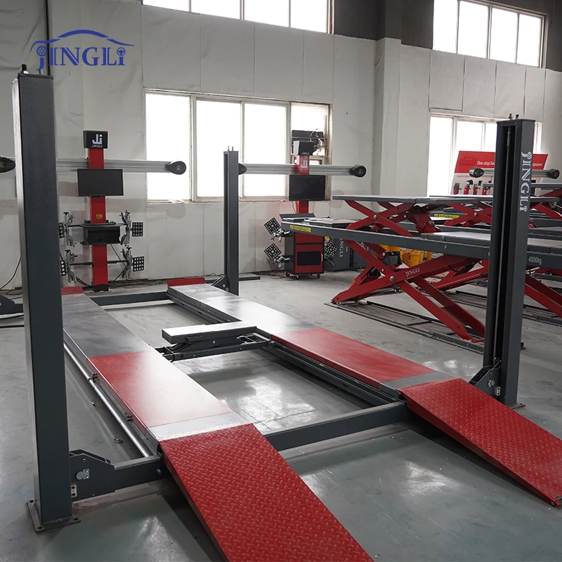 factory price 5.5 post lift for 3D wheel alignment machine for car care workshop