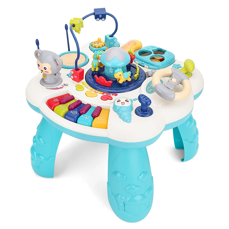 Wholesale multifunctional kid drum piano educational music learn  game table