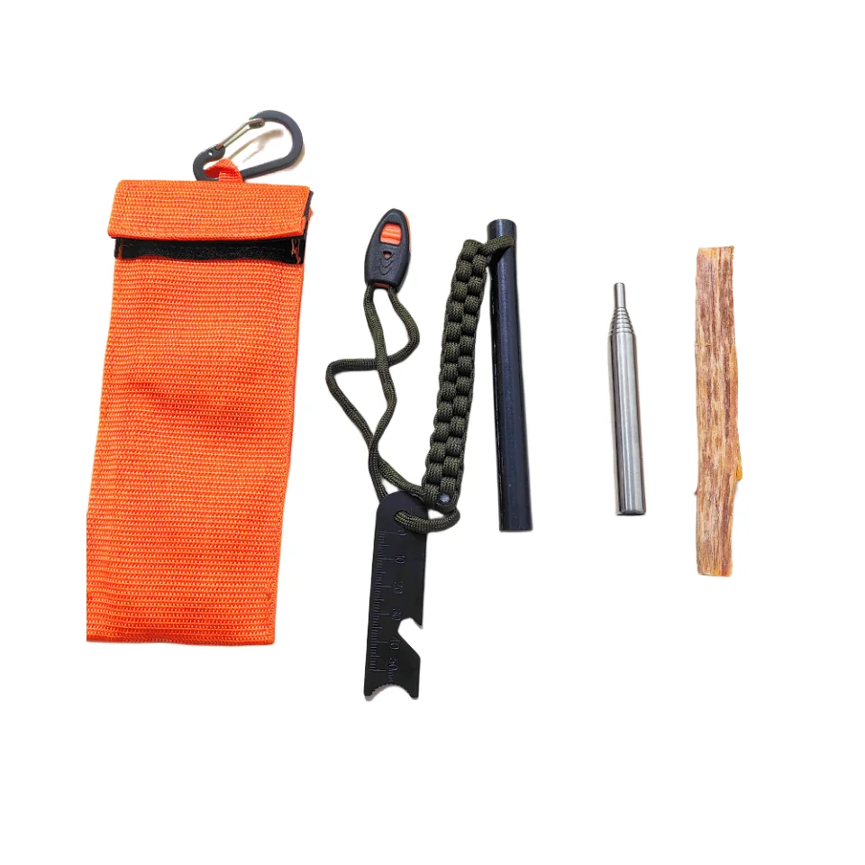 Essential Survival Stuff Pocket Fire Bellow Fatwood Stick Fire Starter for Emergencies Campfire Tool