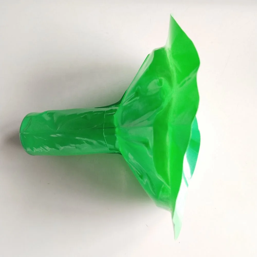 Medical supplies disposable universal plastic finger lamp handle cover green one-piece