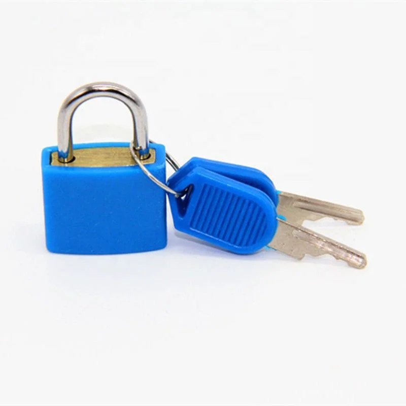 canyu lock 20mm Hot-selling plastic case luggage locks colored plastic stationery padlocks for Notebooks mini color padlocks