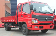 5TONS CUMMINS DIESEL CARGO TRUCK WITH ONE AND HALF CABIN FROM FOTON GROUP