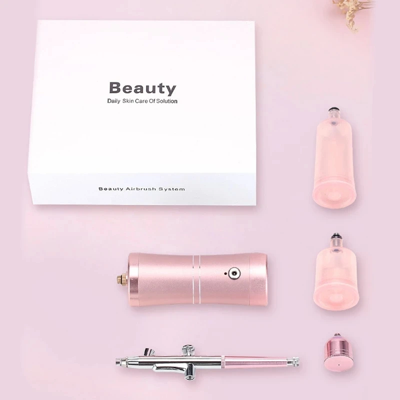 CYMRIX Portable Dual Action Nozzle Airbrush Kit Compressor Air Brush Paint Spray Gun Art Desgin Tattoo Cake Air-brush