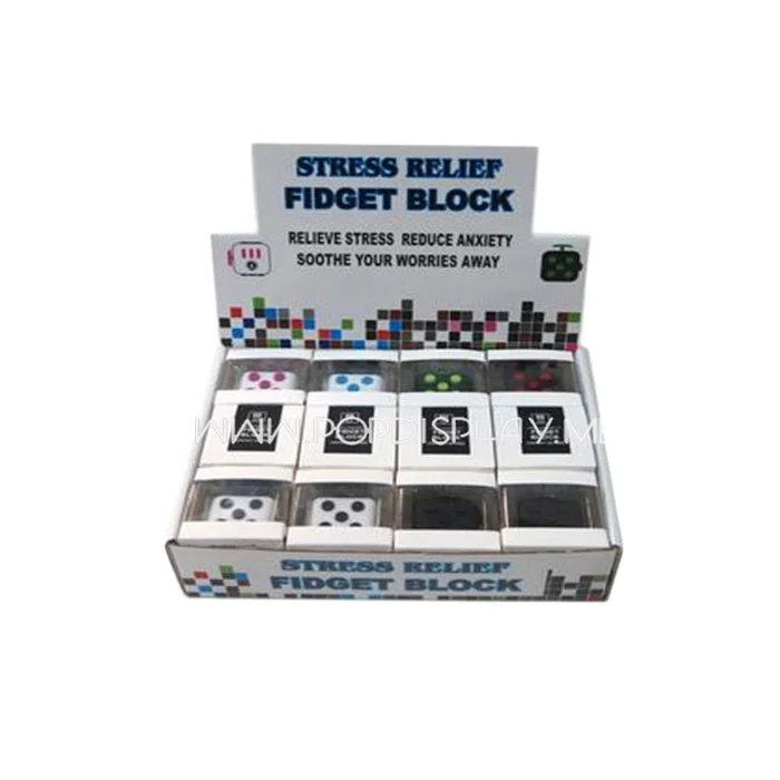 2024 HOT Promotional Cardboard Display Box Pdq flip Spinner Magnetic Cube