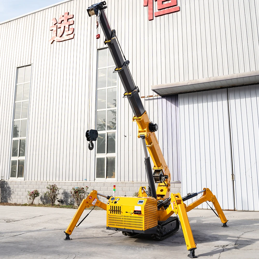 new crane machine 3 ton 5ton 8ton 10m 15m 20m Truck Mounted Crawler Spider Crane for construction use