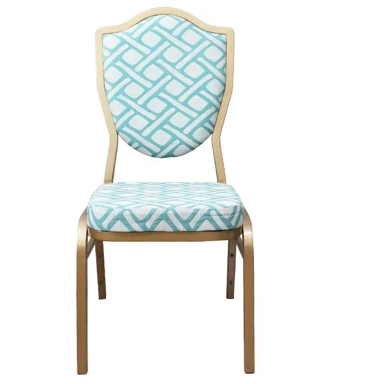 Yinma furniture iron chair for wedding ceremony in fabric