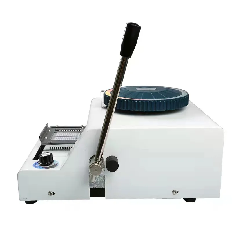 good quality manual hand operated pvccard embossing machine