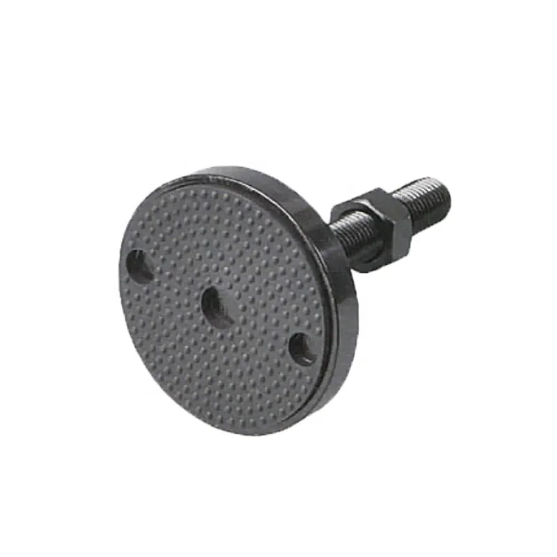 Heavy duty Steel leveling feet support feet with anti-slip rubber pad adjustable feet