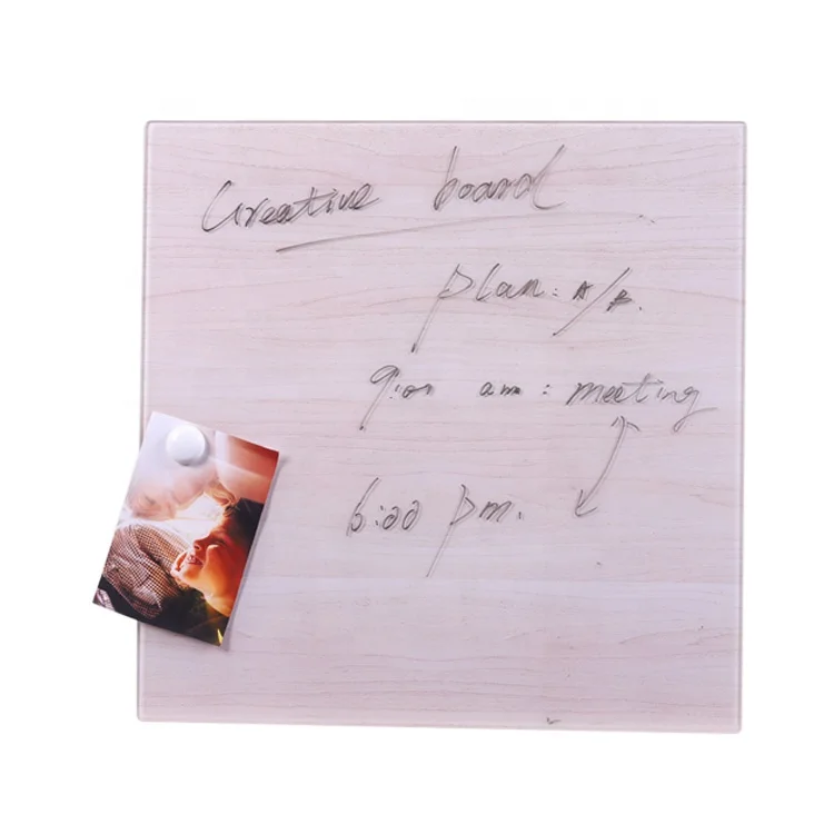 
Magnetic Tempered Glass Memo Digital Bulletin Board For Living Room Decorations 