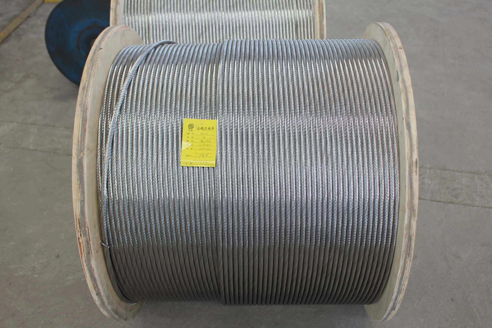AISI304 stainless steel wire rope 1x19  1.0mm