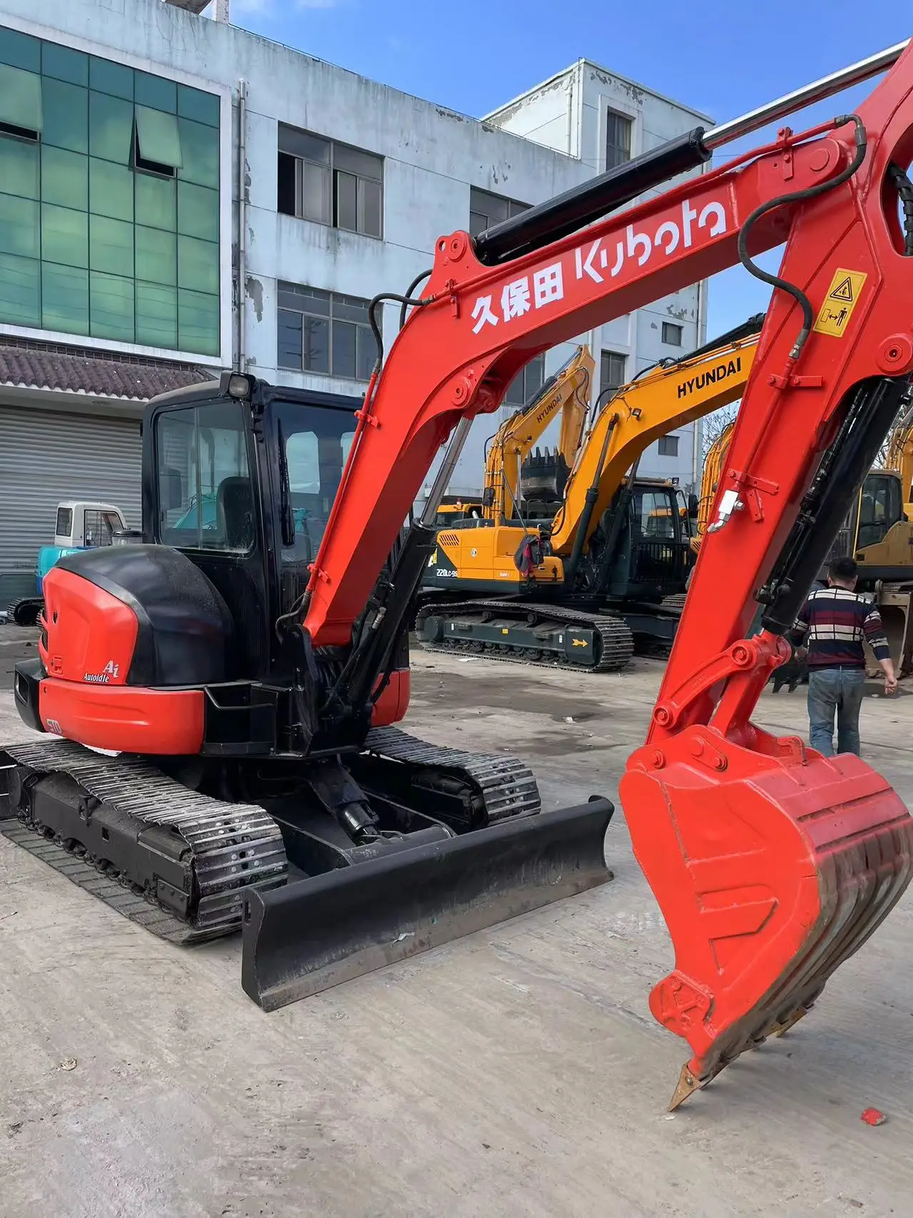 Excellent quality Used excavator Kubota Kx165 Construction Machine in good condition secondhand excavator KX 165