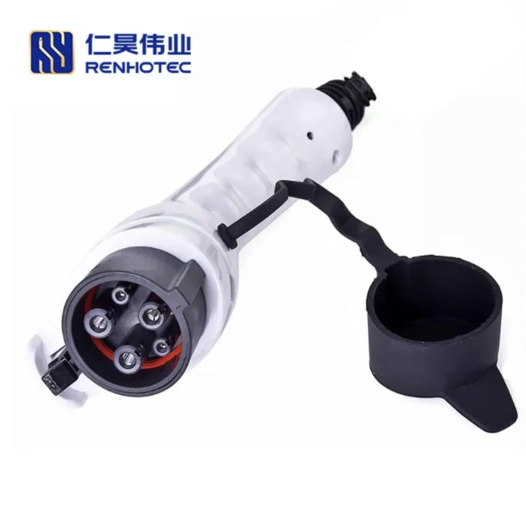 EV Charger Gun Single Phase SAE J1772 Male Plug Vehicle Connector
