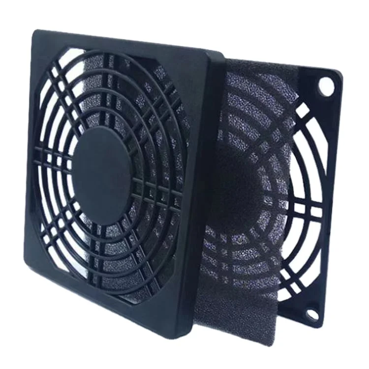 Square Waterproof air filter cover for axial fan