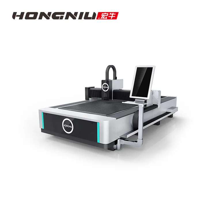 JINAN HONGNIU 6020F FIBER LASER CUTTING MACHINE