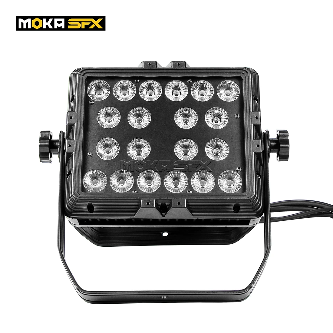 Outdoor Led Lights Square Waterproof 20x18W RGBWA/UV 6 In 1 Led Par IP65 300W Stage Lights For Garden, KTV Room