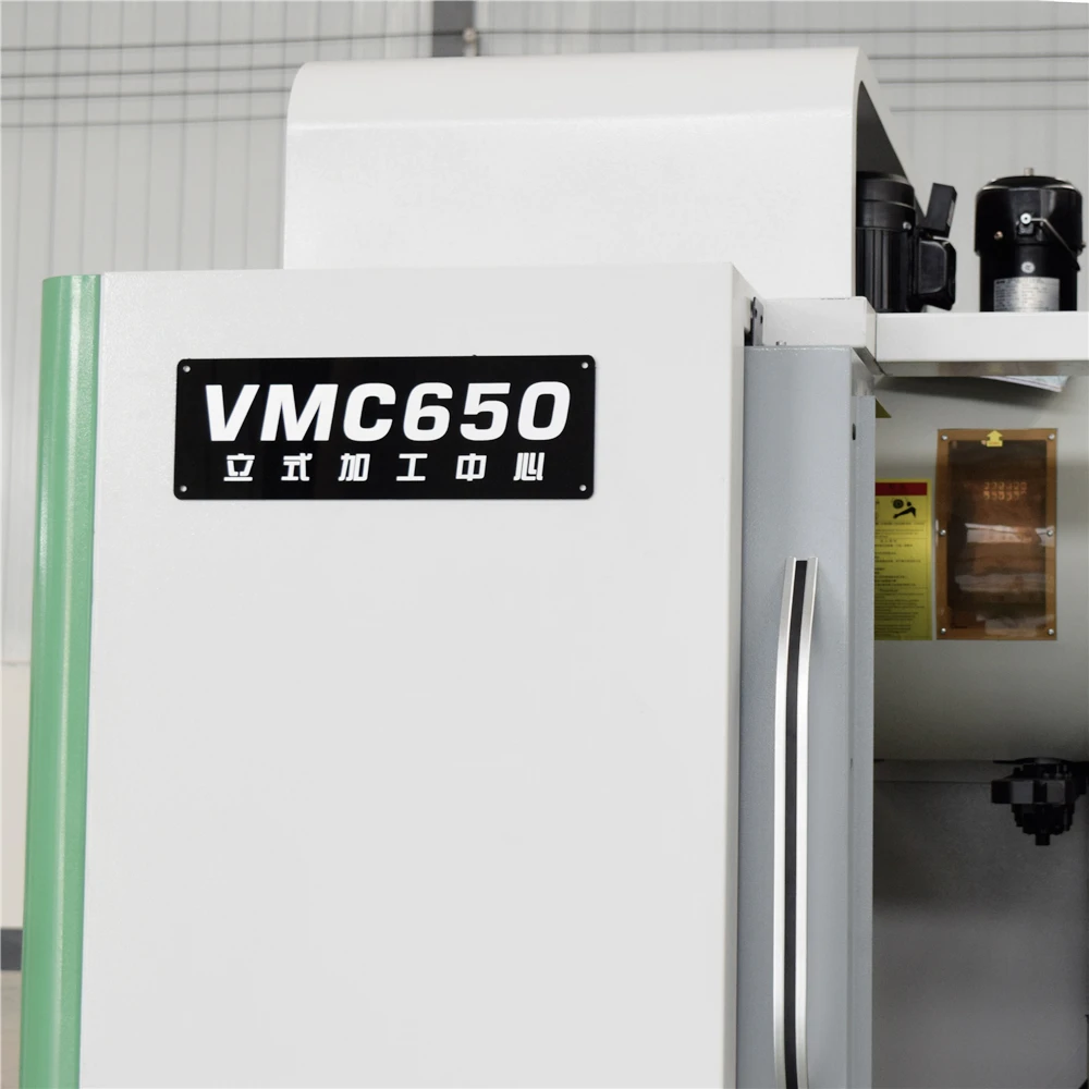 2024 VMC650 CNC Vertical Milling Center with GSK FANUC Mitsubishi Control Single Motor 3-Axis 8000RPM BT40 Automatic Tool Change