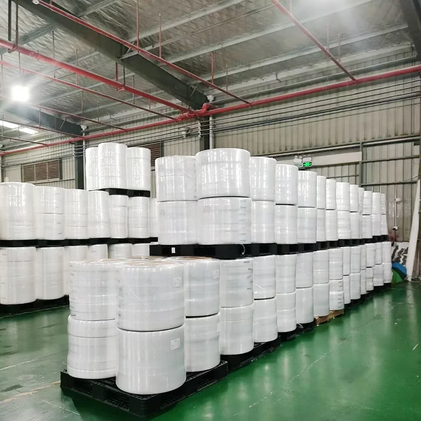 Hot Air ADL Nonwoven for Baby Diapers Raw Materials Blue Green White ADL