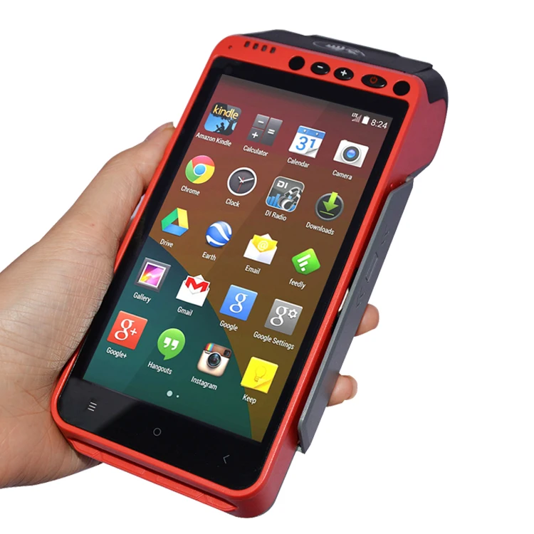 Smart Mobile 4G WiFi Wireless BT Handheld Android Touch POS Terminal with scanner HCC-Z100