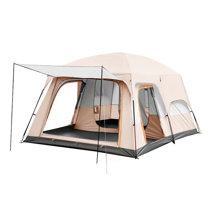 ZJFIT European Large Luxury Wind Resistant Family Carpas de Camping Tent outdoor tent