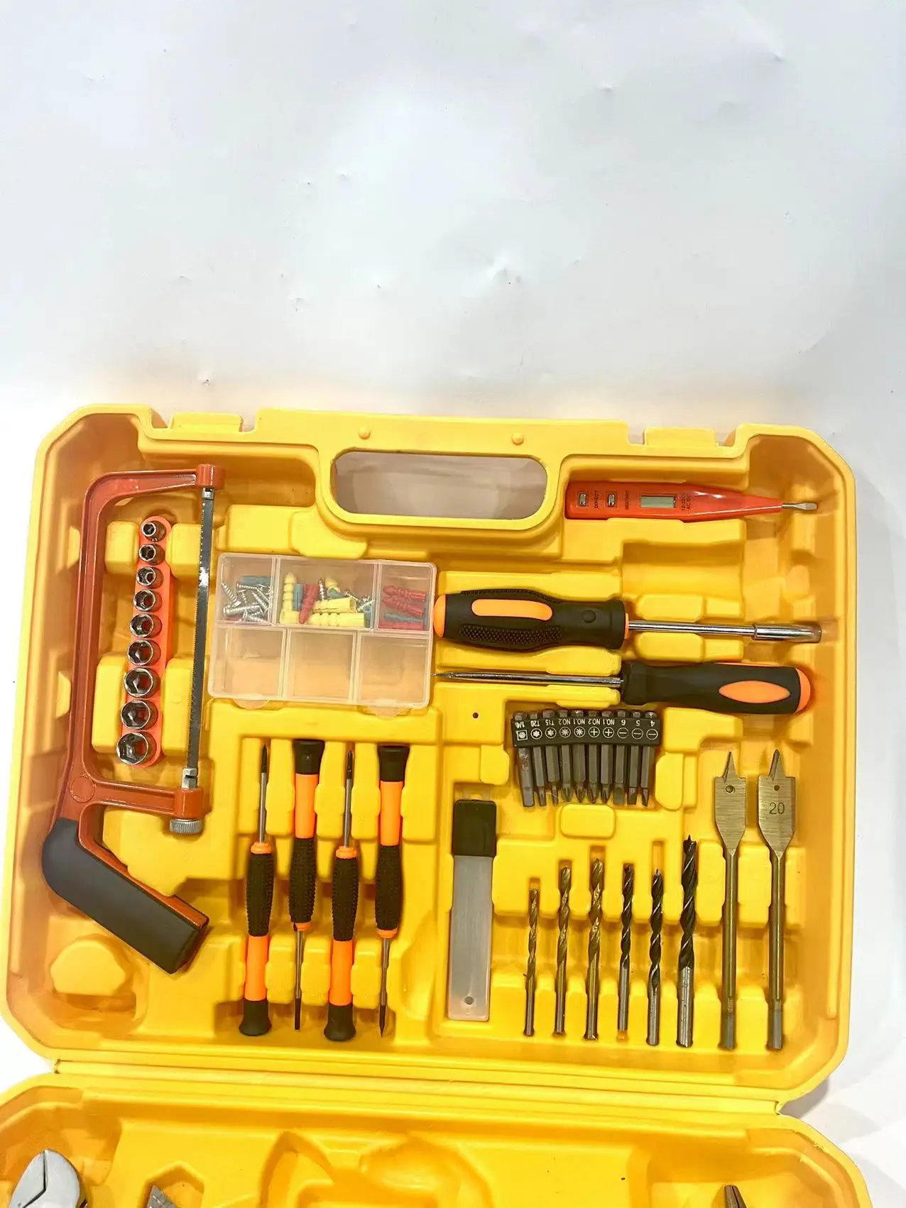 Electric Tool Lithium Diamond Combination Toolbox Car Repair Toolbox Cordless Electric Screwdriver Toolbox Household Manual Tool