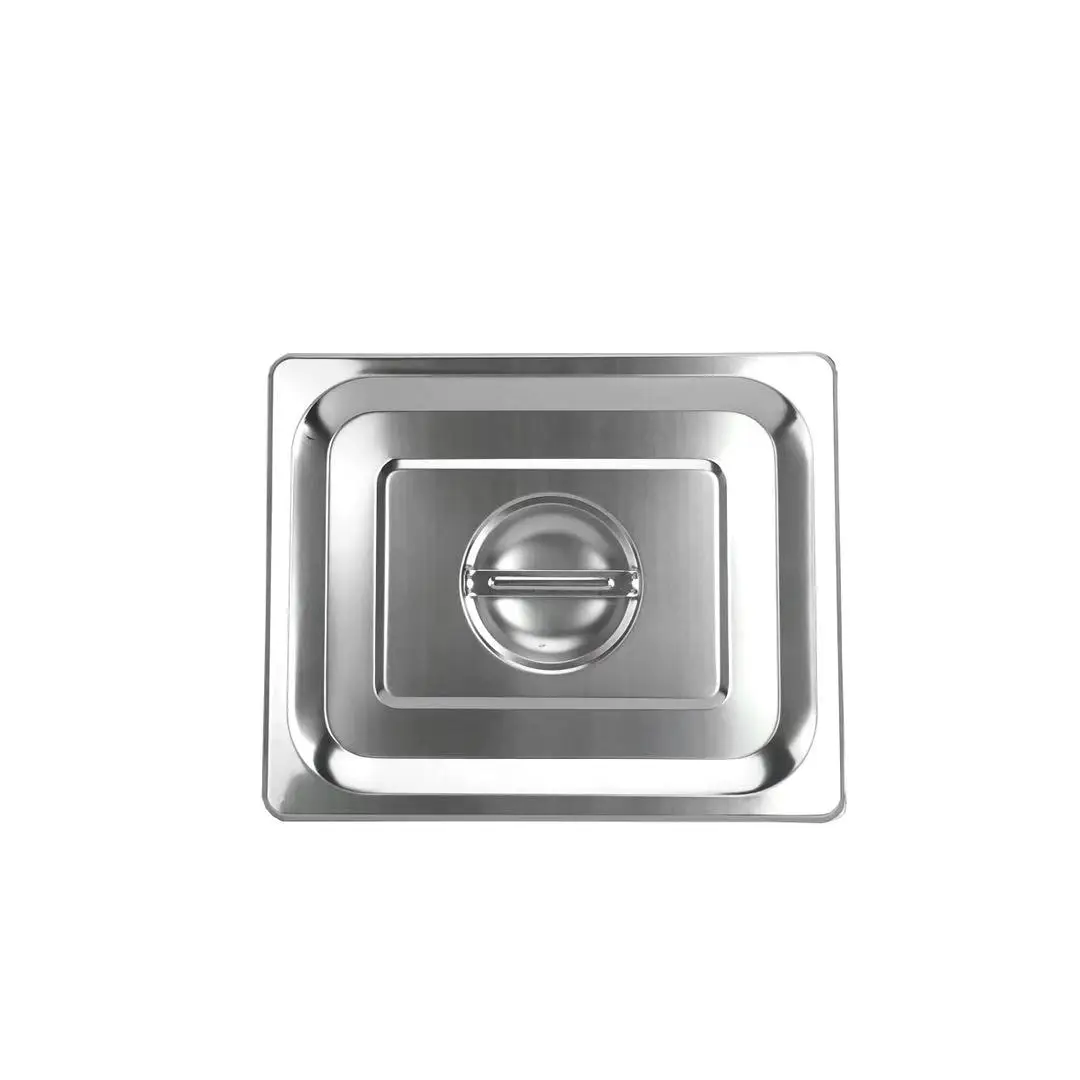 Factory Hotel Buffet Stainless Steel 201 Material 1/1 Size 65MM Deep Steam Table Drain Pan Perforated Gastronorm GN Pan