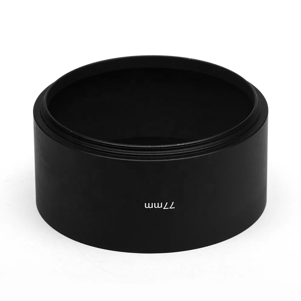 77 mm Screw Mount Telephoto Lens Hood For Sony Canon Nikon Digital SLR Camera