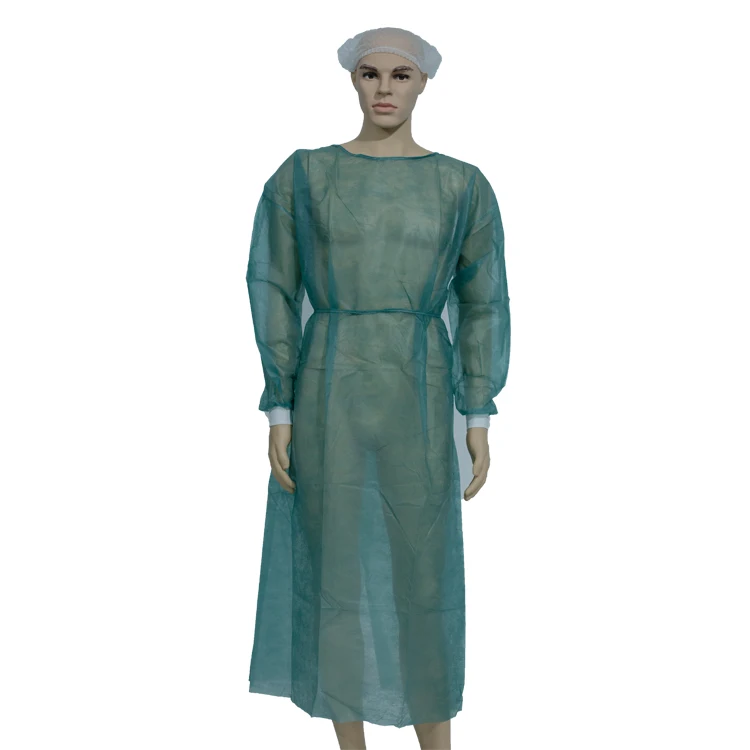 good quality Surgical Non Woven Isolation Gown Elastic Cuff At Wholesale Price
