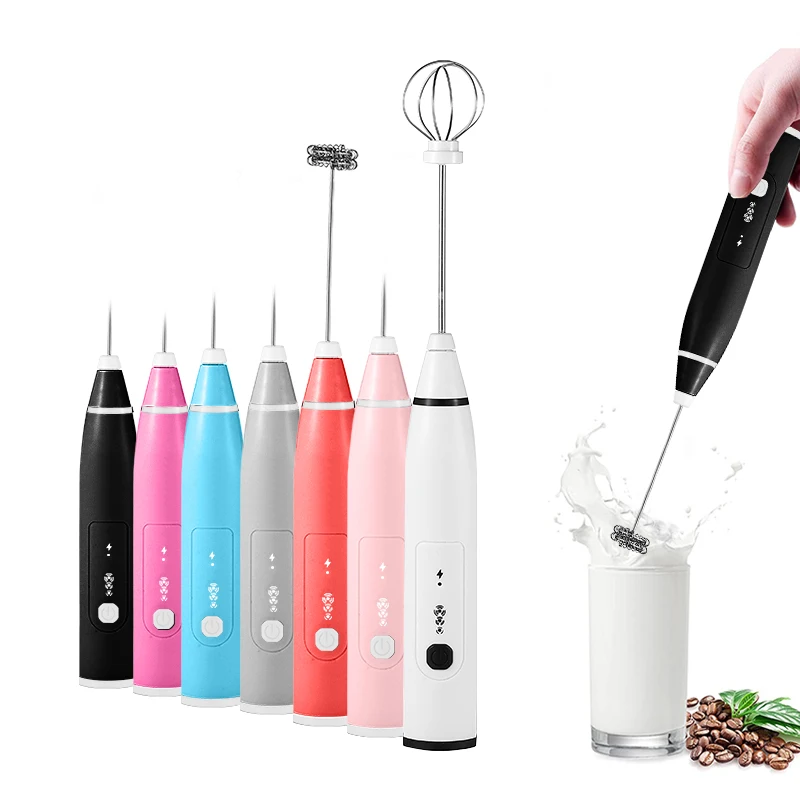 USB Shaker Handheld Milk Steamer Automatic Milk Frother Cold Hot Milk Warmer Silent Operation for Cappuccino And Latte