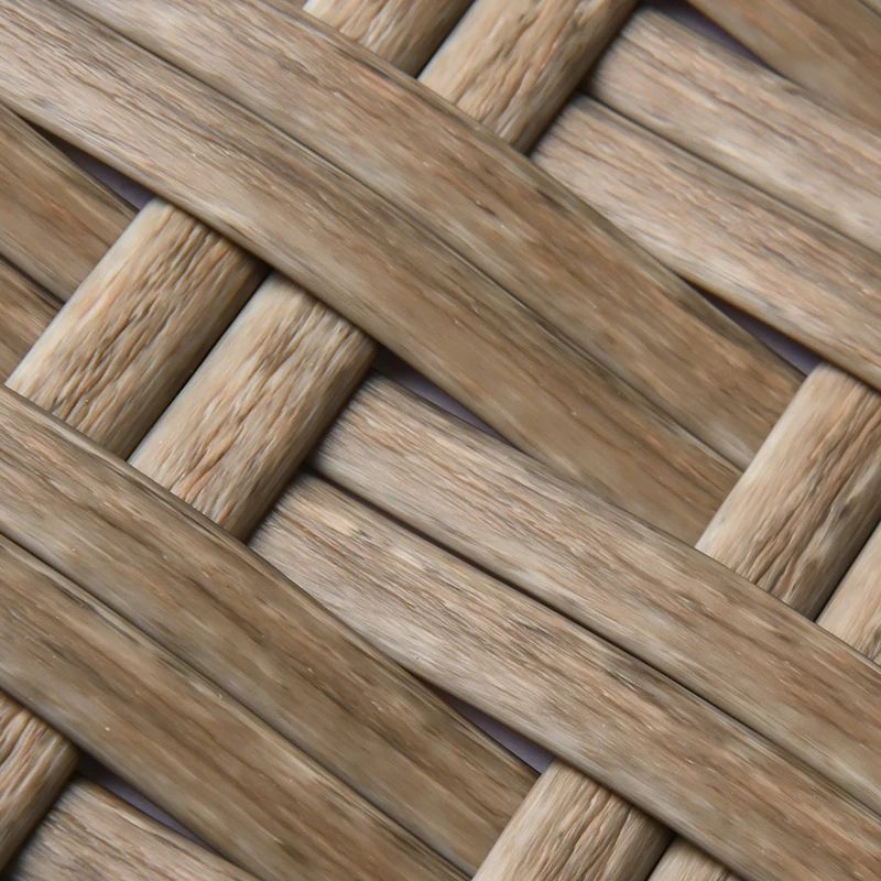 wicker synthetic artificial  flat polyethylene plastic poly material weaving pe rattan