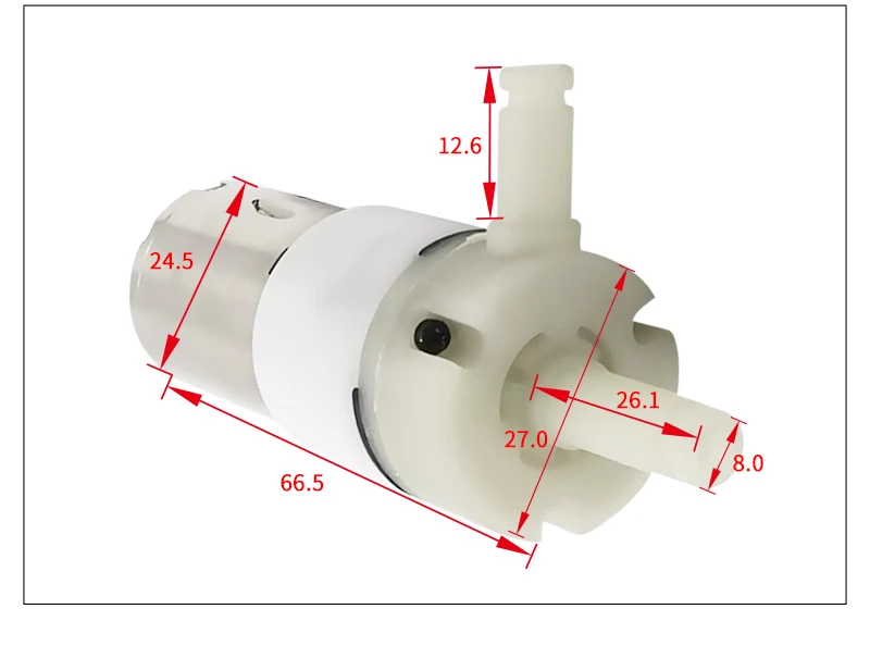 SP370B Dc 3v 6v 9v 12v 24v Electric Motor Pressurized Sewage 370 B Mini Small Water Pump For Garden Water Dispensers