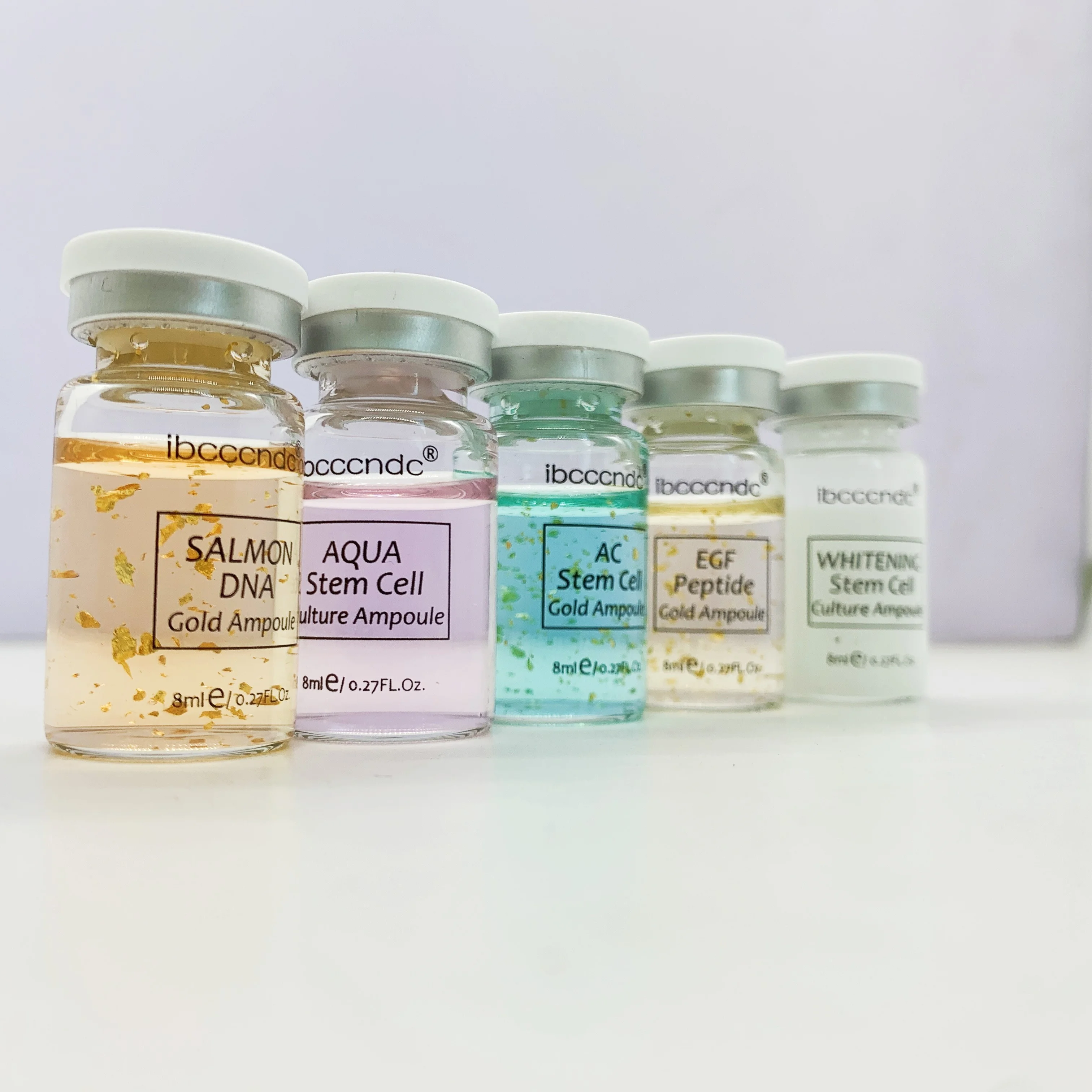 12pcs/box 8ml BB Cream Starter Kit hd Matte Perfecting Coverage Vegan Yellow Colour Foundation Cream and Face Serum