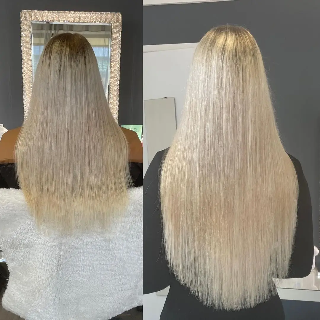 LeShine Hot Sale Genius Weft highlighted genius weft hair extensions human hair