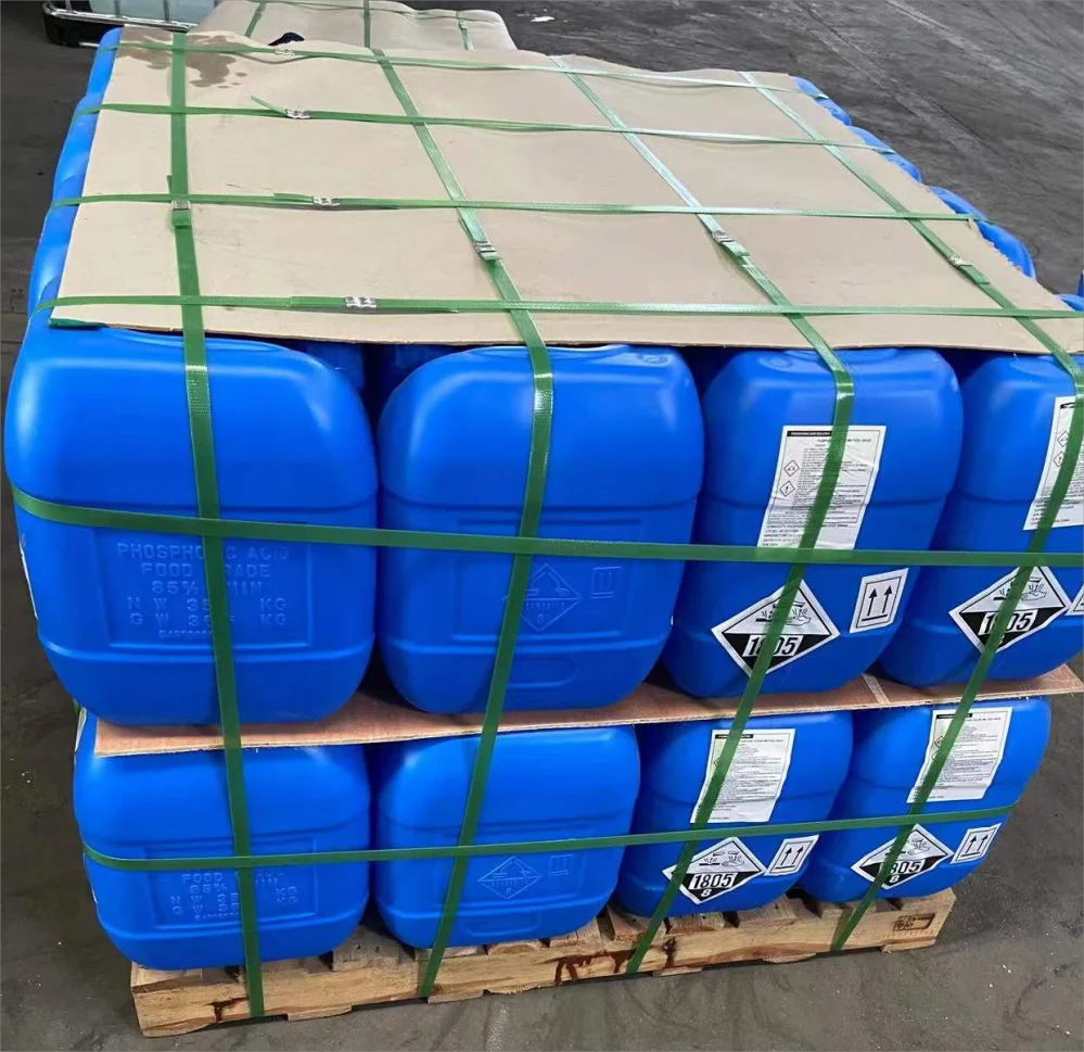 Phosphoric acid 85% Food Grade  IBC tank  CAS 7664-38-2