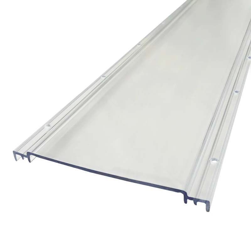 Diffuser Profile Strip Light Cover Factory Custom Led Polycarbonate Plastic LED PC Lamp Shades