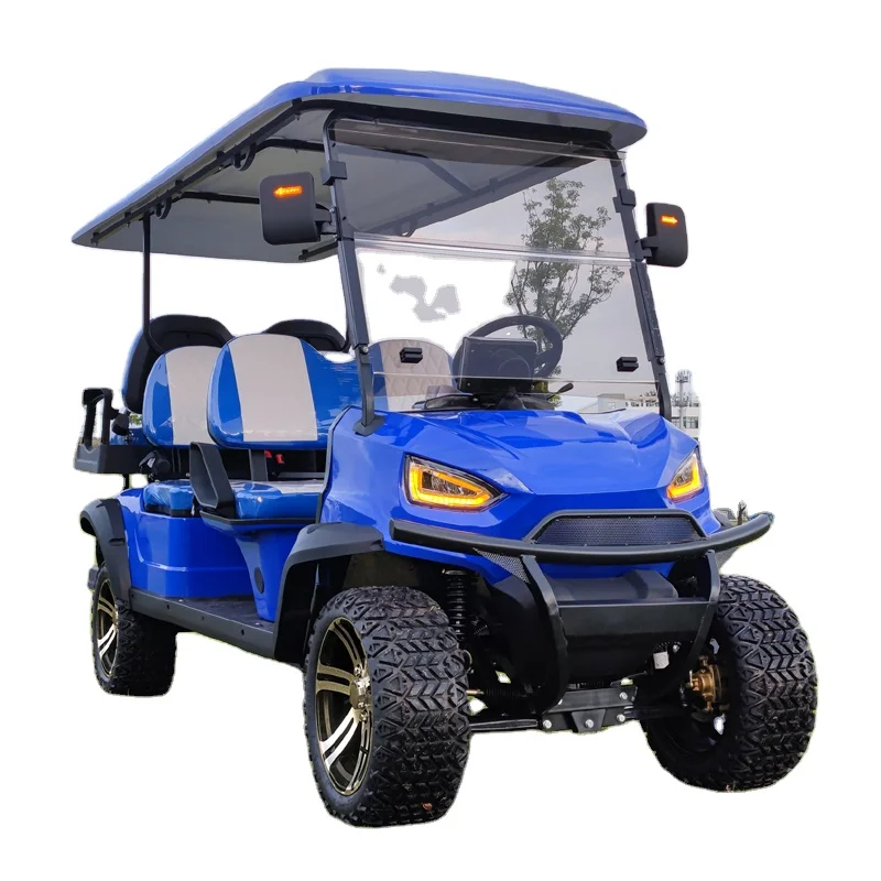 CE Approved Fast 72V Lithium Battery 5KW 6 Person Electric Car Golf Cart Hunting Vehicle