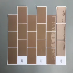 High Quality DIY Brick Subway Tiles Stick on Peel and Stick 3D Wallpaper Backsplash Wall Tiles