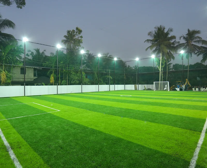 14Stitches and 16Stitches Grass Rolls 12000Dtex Bi color Black SBR Latex Backing Football Grass Turf Sport Grass