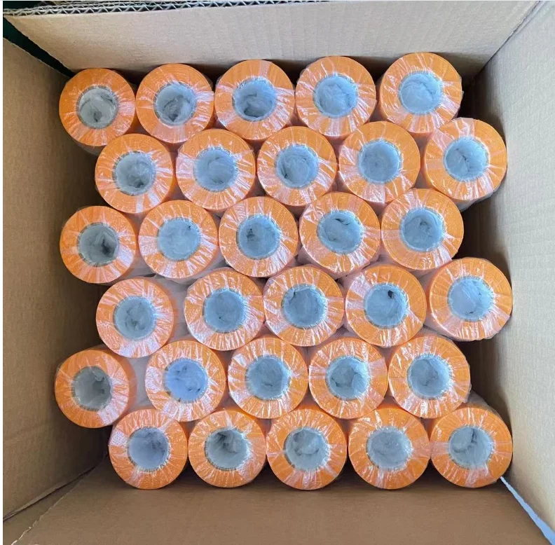 Portable Folded Over Spray Protective Pe Car Masking Film Dust Cover Plastic Film Barrier Paint Block Plastic Masking Film