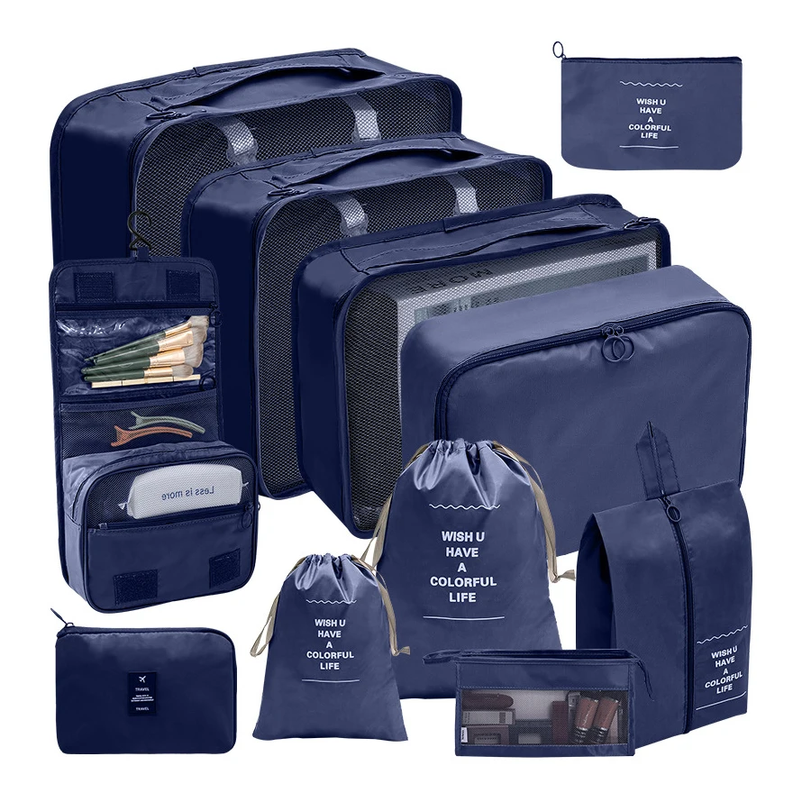 11 Set Packing Cubes Luggage Packing Organizers for Travel Accessories