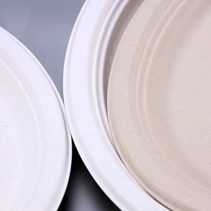 
Wedding Disposable Biodegradable pulp bagasse plates bowl tableware disposable 