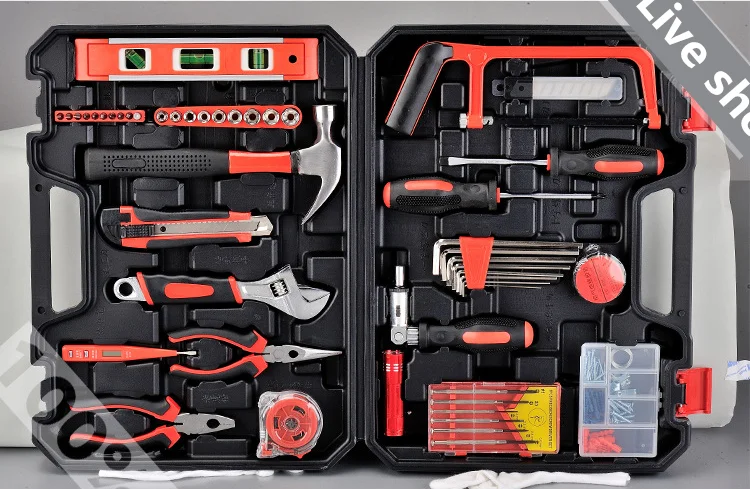 Multi-function tool box for household hardware maintenance car tools set electrician carpentry decoration combination tools