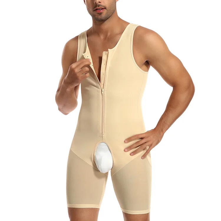 Shaping Bodysuit Men Shape Wear  Shaper Tummy Control Bodysuit Compression Slimming Waist Trainer Shapewear for Men