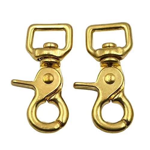 Hot Selling Swivel Snap Hook Round Eye Slide Bolt Lobster Clasp for Purse Keychains Accessories